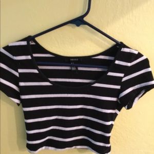 Striped Crop Top